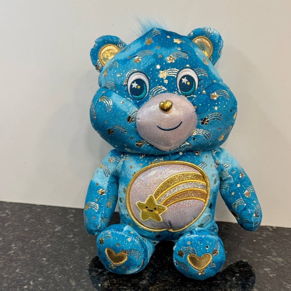 Care Bears Medium Plush Collector Edition 2025 Wish Bear. Size 13”